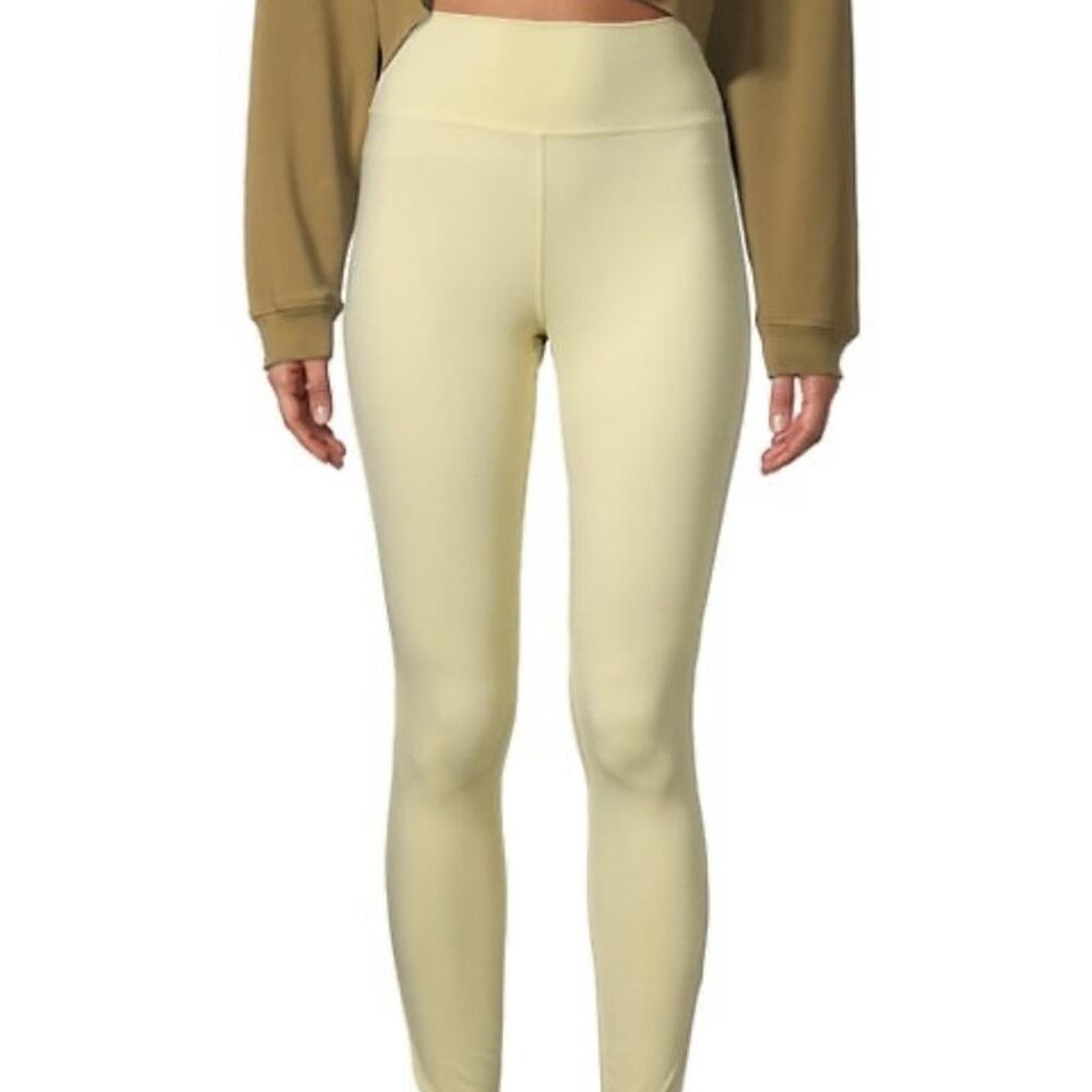 WEWOREWHAT We Wore What Solid-Hued Leggings Medium Color Hay